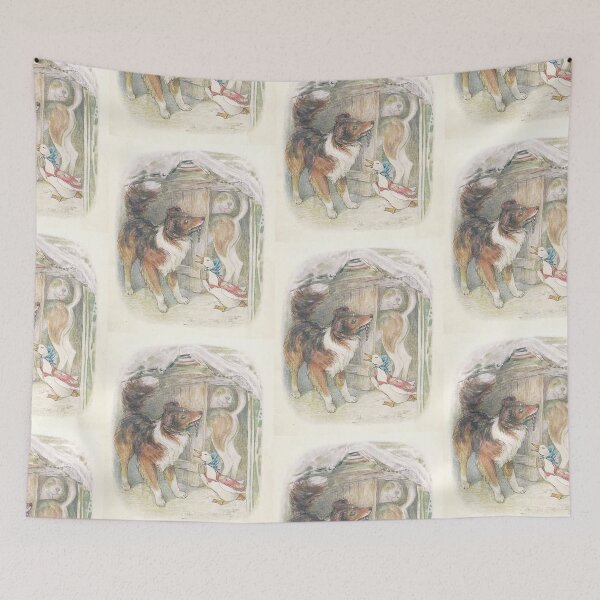 Item preview, Rough Collie and Jemima Puddleduck  by Beatrix Potter designed and sold by Vintage Designs +.