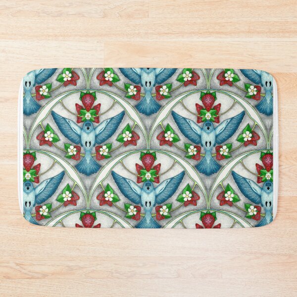 Item preview, Bluebird In The Strawberry Patch  designed and sold by Perrin Le Feuvre.