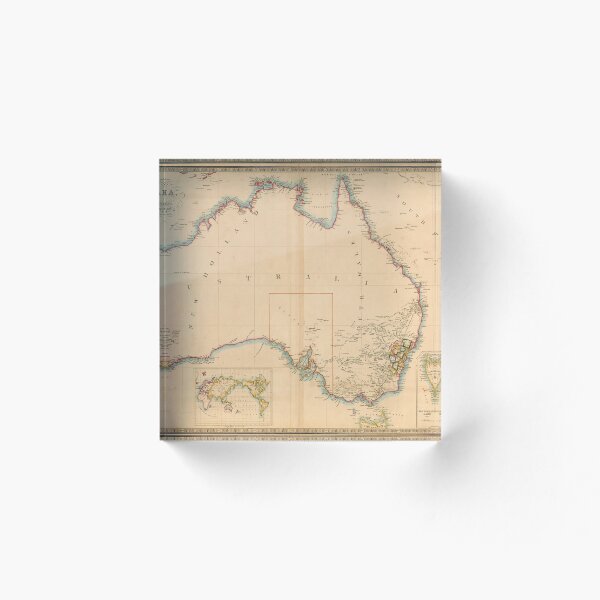 Item preview, Map of Australia - 	James Wyld 1841 designed and sold by anmm.
