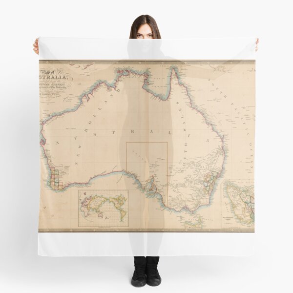 Item preview, Map of Australia - 	James Wyld 1841 designed and sold by anmm.