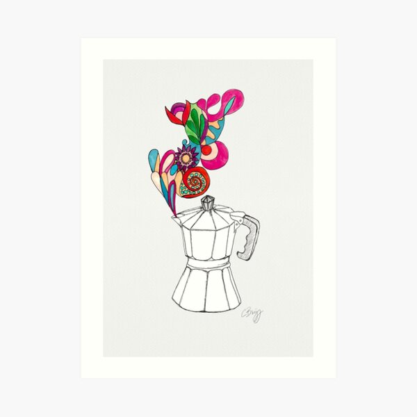 Coffee lover Kunstdruck