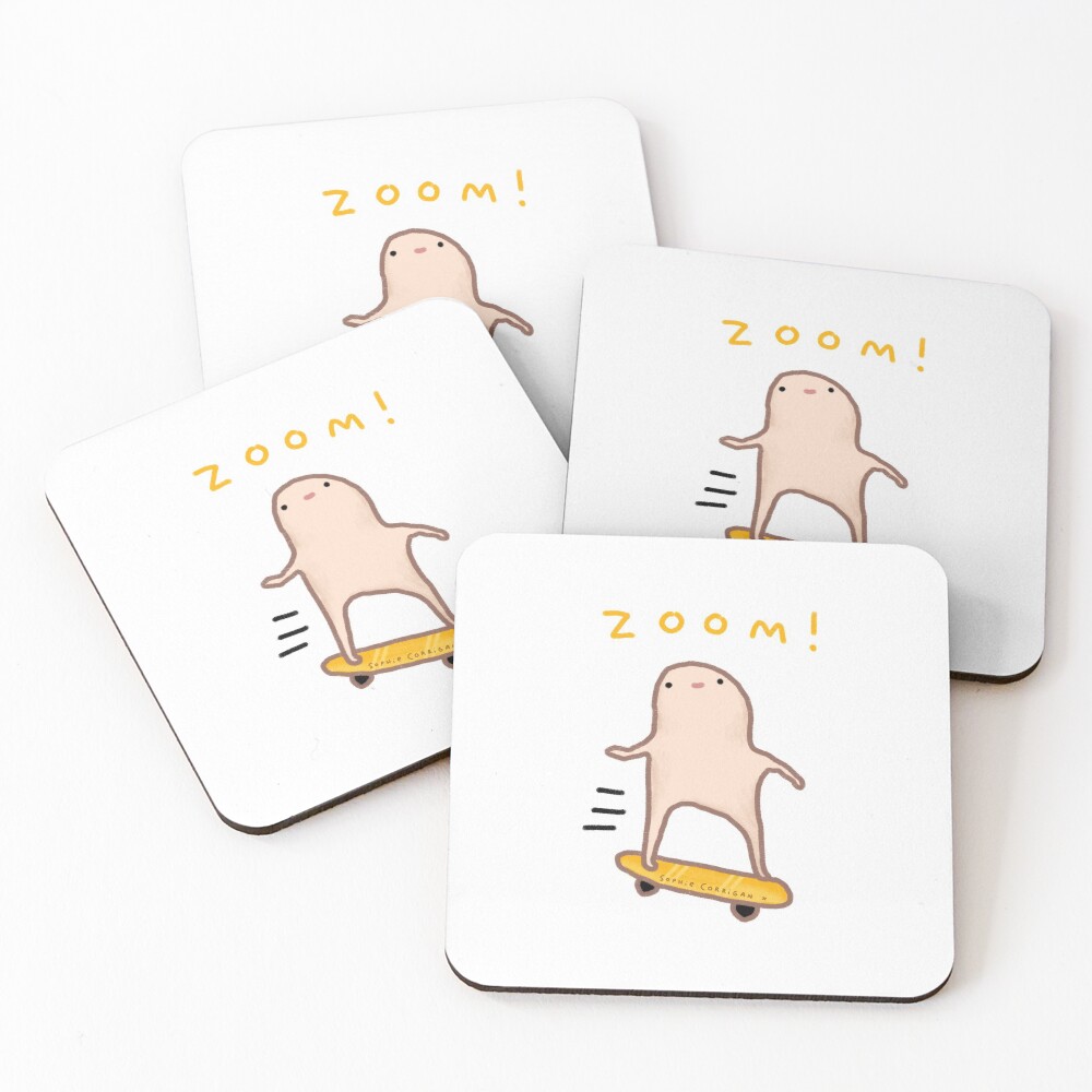 Honest Blob - Zoom! Coasters (Set of 4)