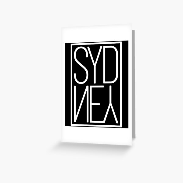 Item preview, Cool Retro Sydney Upside Down Australia Souvenir Typography Travel Gift designed and sold by peter2art.