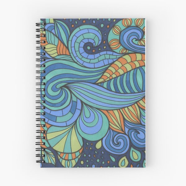 Item preview, Colorful zen doodle psychedelic designed and sold by Argunika.