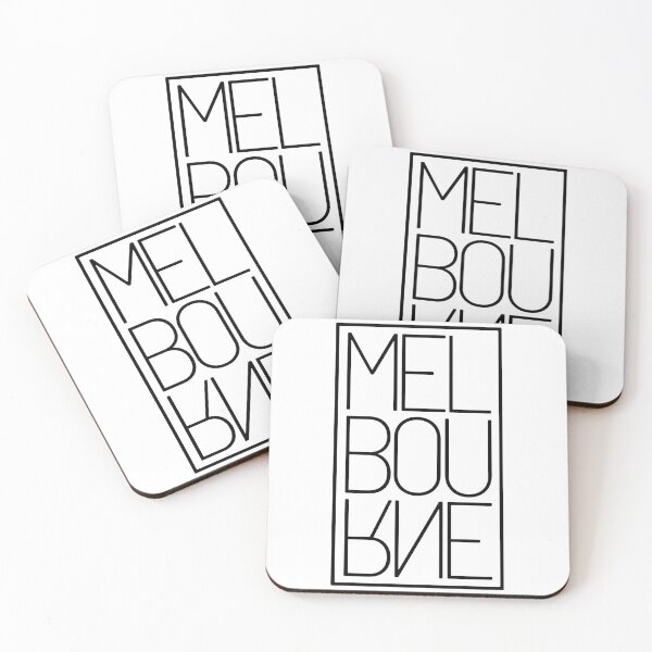 Aperçu de l'œuvre Cool Melbourne Australia invite un cadeau de typographie souvenir créée et vendue par peter2art.