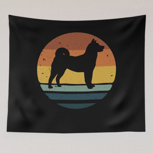 Item preview, Norwegian buhund Retro Vintage  designed and sold by rafaeltto.