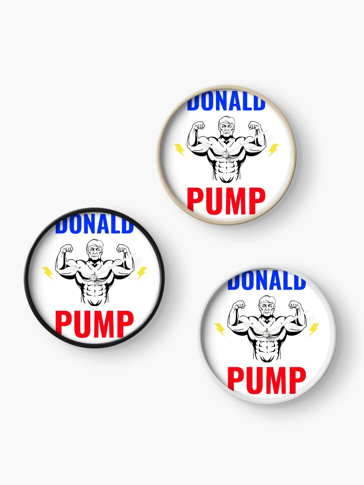 Thumbnail 3 of 4, Clock, Donald pump designed and sold by RPHDesigns.