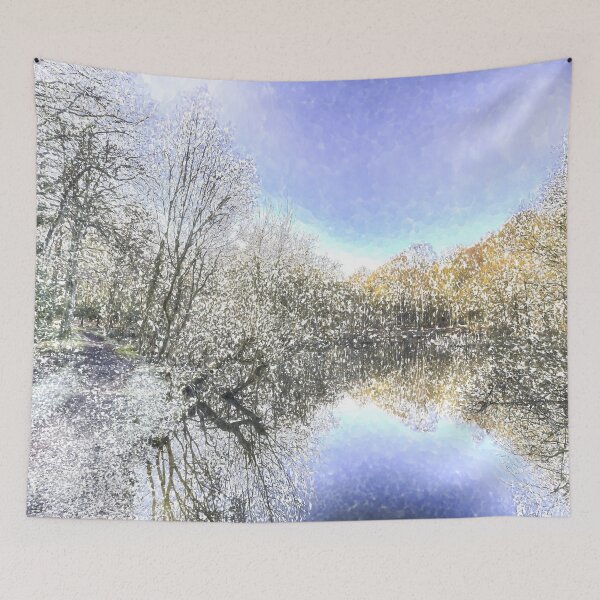 Item preview, Winters Day Pond designed and sold by Londonimages.
