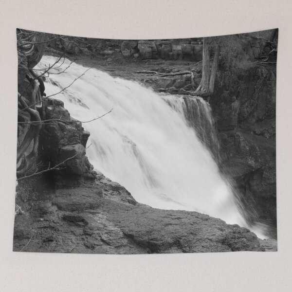 Item preview, Minnesota Waterfall in Black and White designed and sold by Allen Penton.