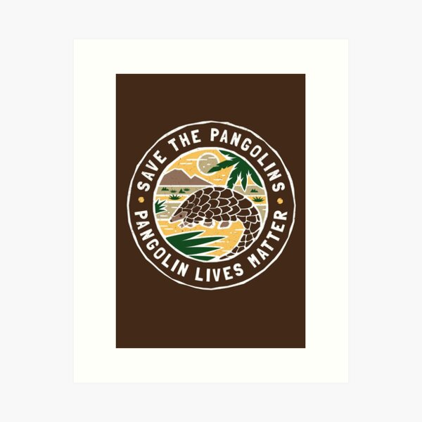 Item preview, Save The Pangolins, Pangolin Lives Matter designed and sold by Bangtees.