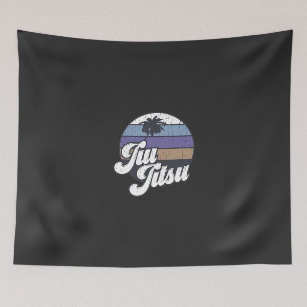 Item preview, Brazilian Jiu Jitsu Vintage Retro Sunset Distressed designed and sold by Ralph Forte.