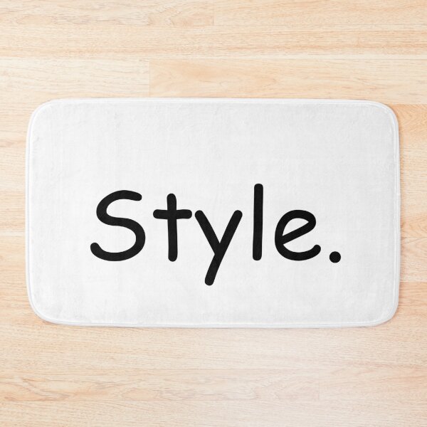 Item preview, Simplistic white "Style." in Comic Sans designed and sold by BlueOnionThings.