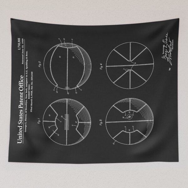 Artikelvorschau, Basketball Patent - Schwarz entworfen und verkauft von FinlayMcNevin.