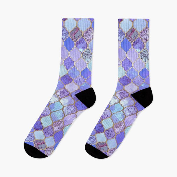 Item preview, Royal Purple, Mauve & Indigo Decorative Moroccan Tile Pattern designed and sold by micklyn.