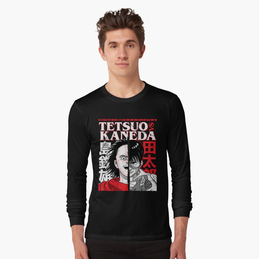 Tetsuo VS Kaneda Long Sleeve T-Shirt