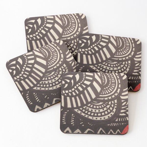 Item preview, Red, white, black pattern designed and sold by Ovahill.