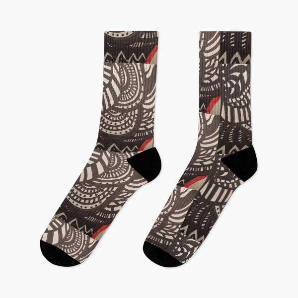 Item preview, Red, white, black pattern designed and sold by Ovahill.