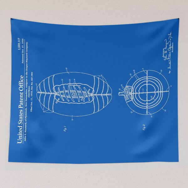 Item preview, Football Patent - Blueprint designed and sold by FinlayMcNevin.