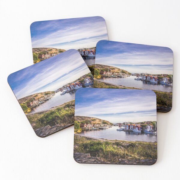 Item preview, Sunset over old fishing port designed and sold by Nicklas81.
