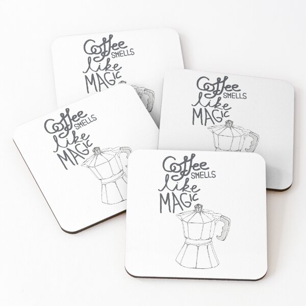 Item preview, Coffee smells like magic designed and sold by ClaudiaBrueggen.