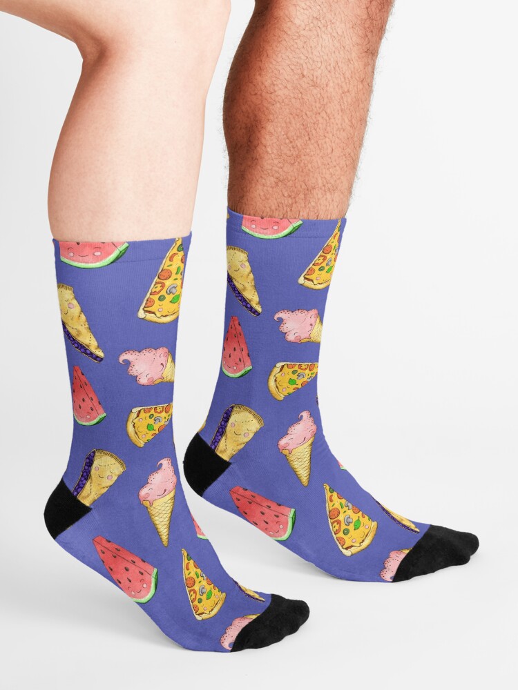 Alternate view of Happy Picnic Triangles Socks