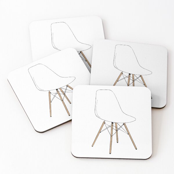 Item preview, eames plastic chair flat colour designed and sold by Riley Kennedy.
