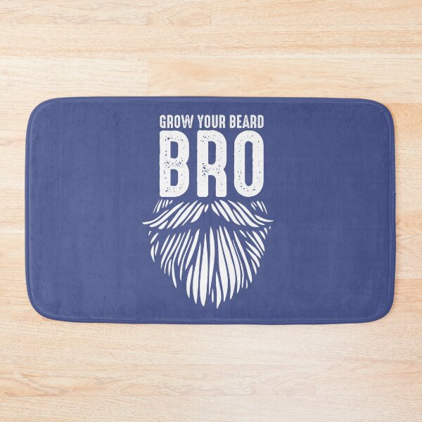 Item preview, Grow Your Beard Bro Funny Bearded Man Quote Humorous Gifts for Men with Facial Hair designed and sold by alenaz.