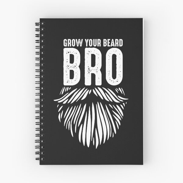 Item preview, Grow Your Beard Bro Funny Bearded Man Quote Humorous Gifts for Men with Facial Hair designed and sold by alenaz.