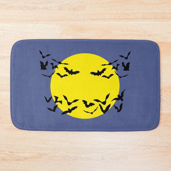 Item preview, Bat horror face and full moon, Halloween designed and sold by claudiasartwork.