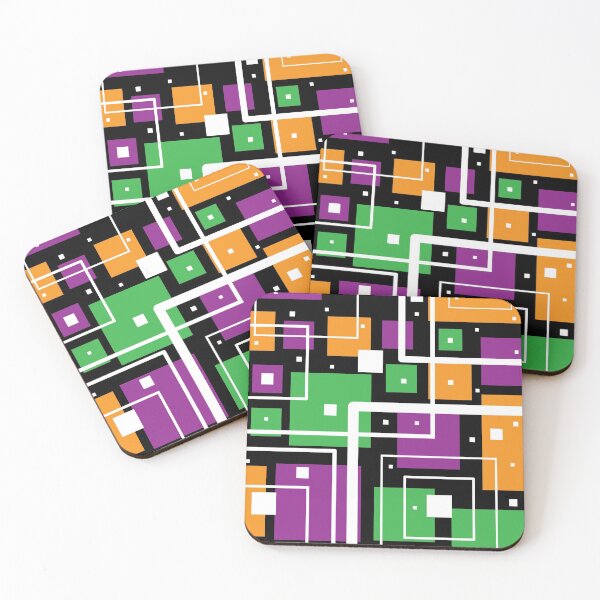 Item preview, Squares and Outlines Pattern INVERTED designed and sold by Zethinova.