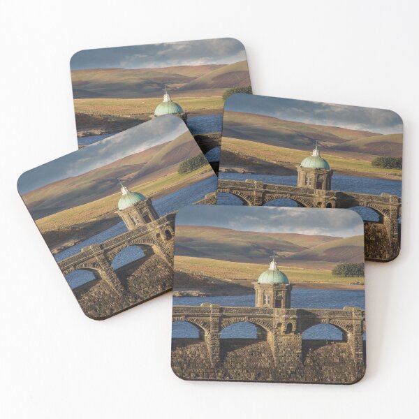 Item preview, Craig Goch Dam and reservoir evening light, autumn designed and sold by Andy Chisholm.