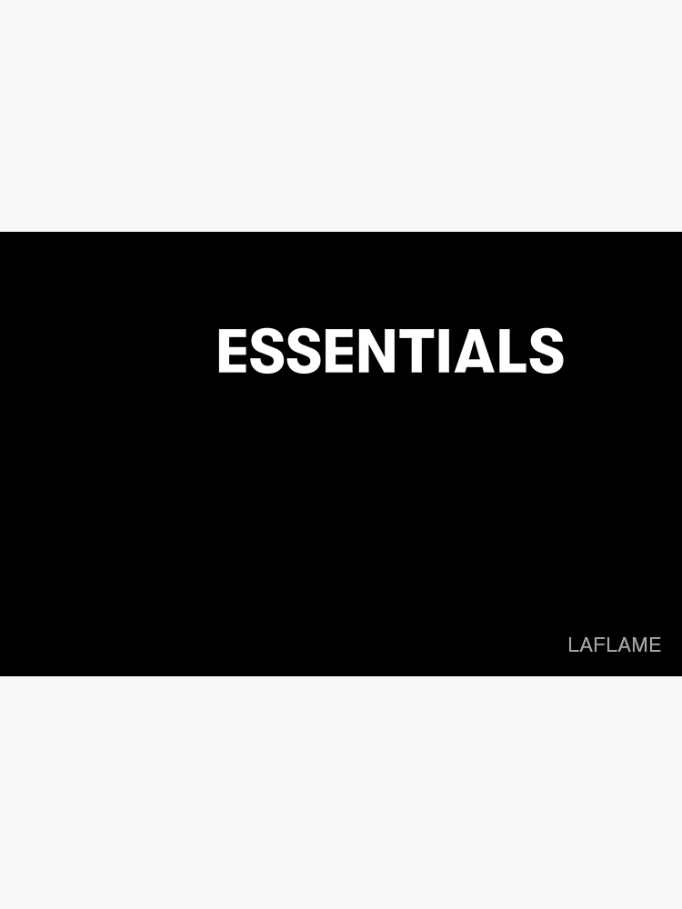 "FOG - ESSENTIALS" Zipper Pouch by LAFLAME | Redbubble