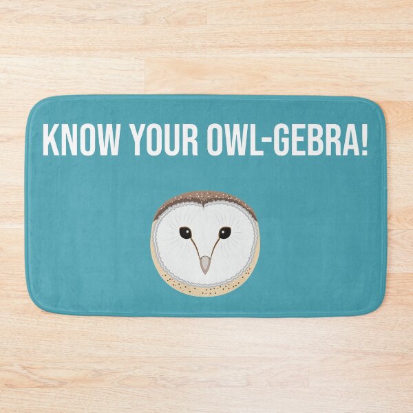 Item preview, Know Your Owl Algebra Math Cute Gift designed and sold by Portowl.
