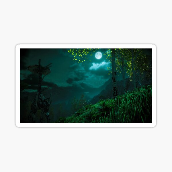 Horizon Zero Dawn Cinematic Poster 'Tallneck' Sticker