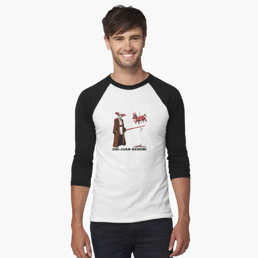 Vista previa del artículo con la obra «Camiseta ¾ estilo béisbol», diseñado y vendido por starsolo.