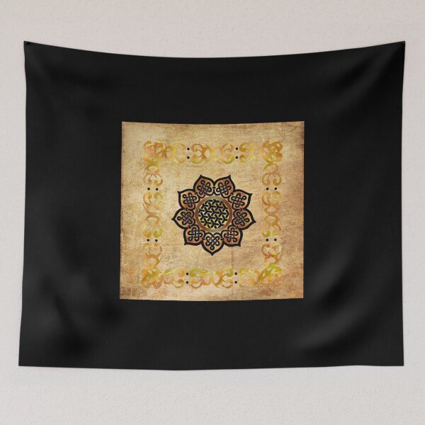 Item preview, Celtic Shield Knot Symbol Golden designed and sold by GrimalkinStudio.