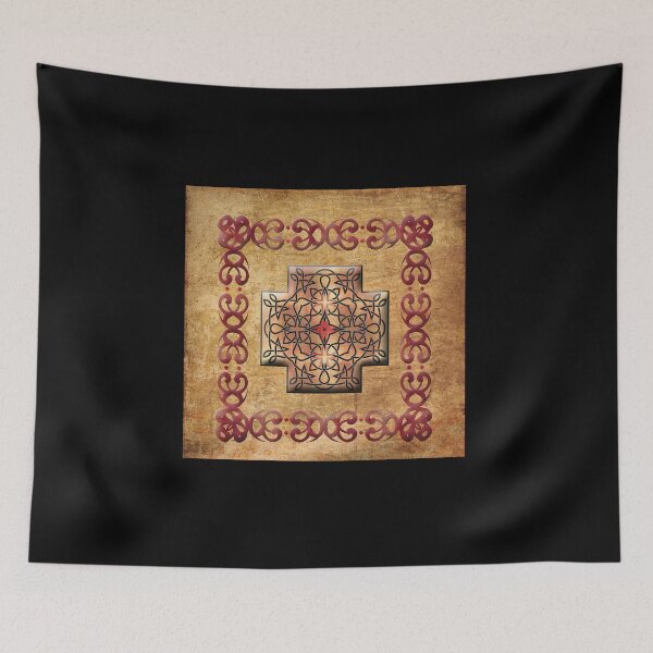 Item preview, Celtic Square Cross Framed designed and sold by GrimalkinStudio.