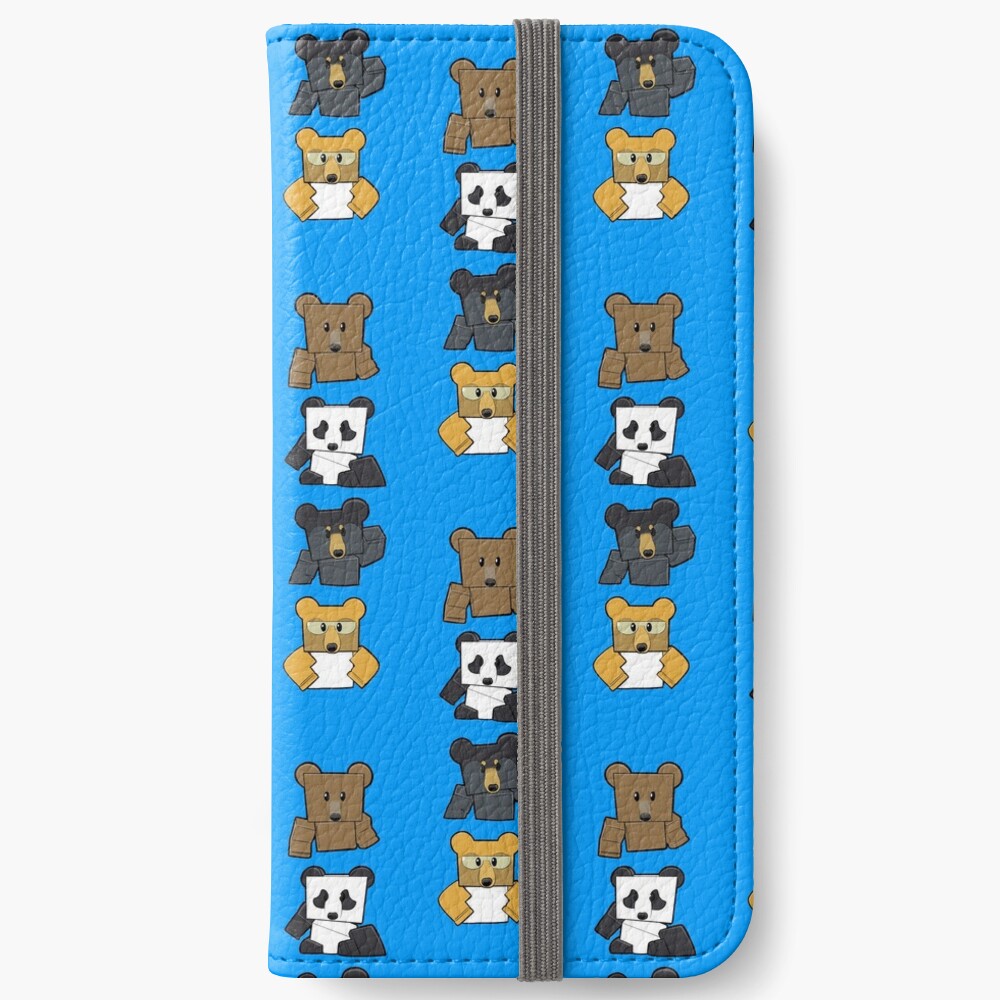 Bee Swarm Simulator Bears Iphone Wallet By Pickledjo Redbubble - roblox bee swarm simulator science bear