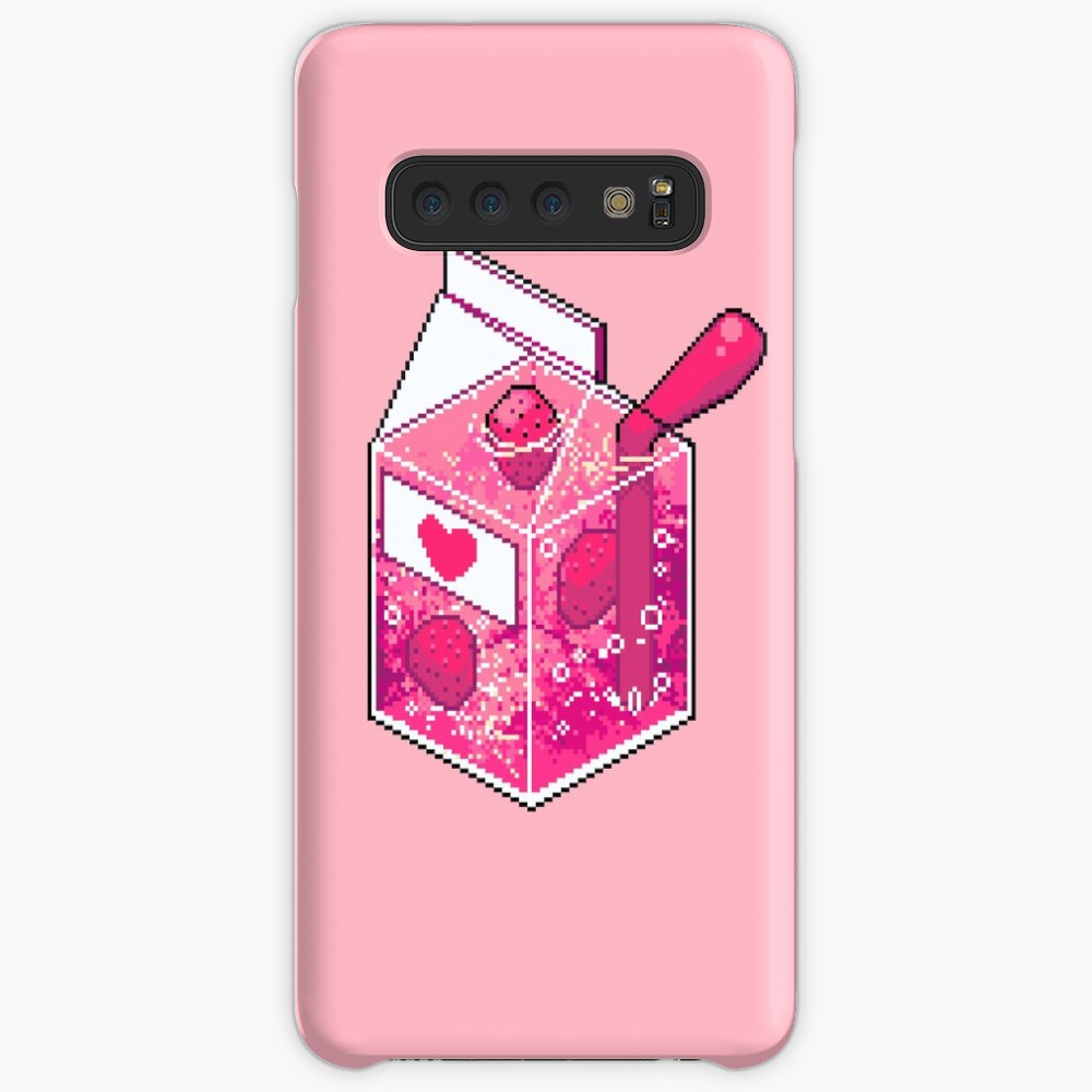 Pink Strawberry Nebula Juice Case & Skin for Samsung Galaxy