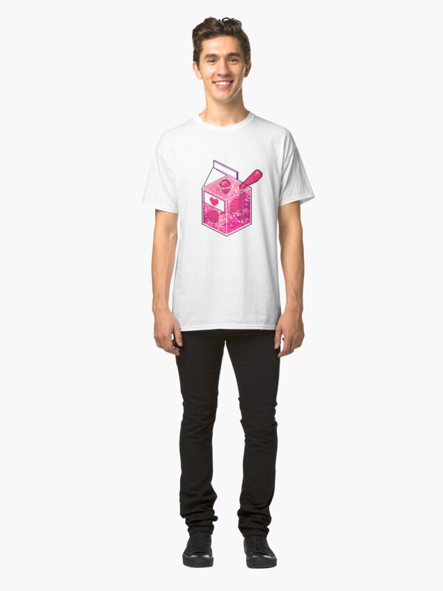 Alternate view of Pink Strawberry Nebula Juice Classic T-Shirt