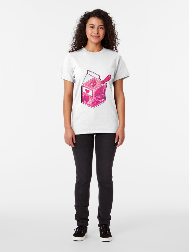 Alternate view of Pink Strawberry Nebula Juice Classic T-Shirt