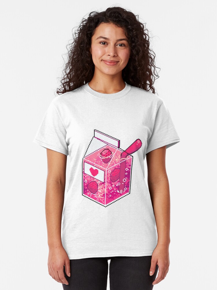 Alternate view of Pink Strawberry Nebula Juice Classic T-Shirt