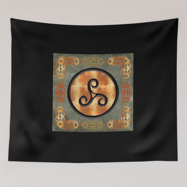 Item preview, Triple Spiral Metalwork Framed designed and sold by GrimalkinStudio.