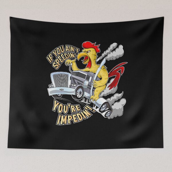 Item preview, Chicken Truck Funny Trucker designed and sold by thatsacooltee.