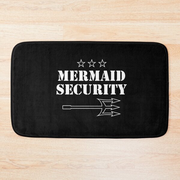 Item preview, Mermaid security bachelor party girl swimmeng designed and sold by MooonTees.