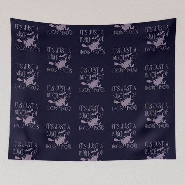 Item preview, It's Just A Bunch Of Hocus Pocus - Lilac Witch and Bat designed and sold by madtoyman.
