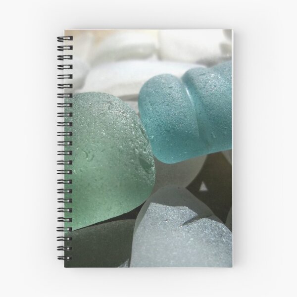 Item preview, Sea Foam Green and Turquoise Sea Glass Kissing designed and sold by Beachy.