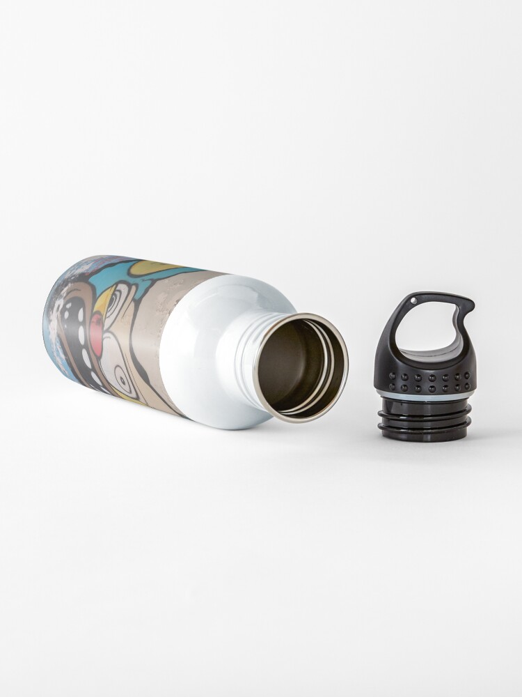 Alternate view of who dat Water Bottle