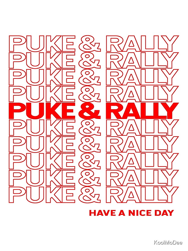 Thumbnail 3 of 3, Scarf, Puke & Rally designed and sold by KoolMoDee.