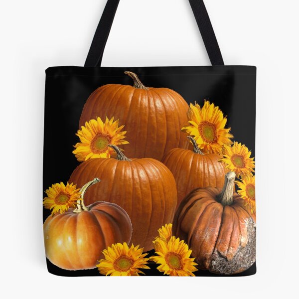 Item preview, PUMPKINS, YELLOW SUNFLOWERS FALL GARDEN HARVEST designed and sold by sharlesart.
